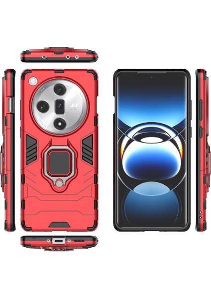 Oppo Bulmak X7 Askeri Sınıf Koruma Için Halka Araba Dağı Kickstand Durumda (Yurt Dışından)