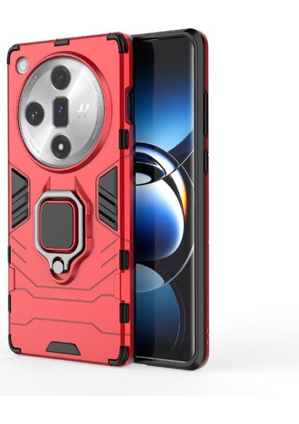 Oppo Bulmak X7 Askeri Sınıf Koruma Için Halka Araba Dağı Kickstand Durumda (Yurt Dışından)