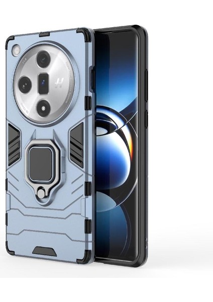 Oppo Bulmak X7 Askeri Sınıf Koruma Için Halka Araba Dağı Kickstand Durumda (Yurt Dışından)