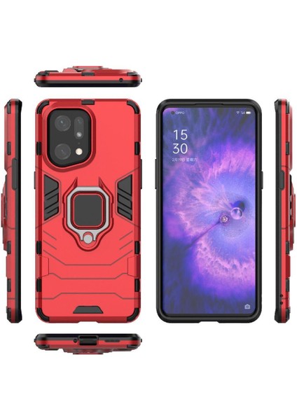 Oppo Bulmak X5 Pro Metal Halka Tutucu Sınıf Için Halka Araba Dağı Kickstand Vaka (Yurt Dışından)