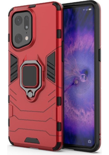 Oppo Bulmak X5 Pro Metal Halka Tutucu Sınıf Için Halka Araba Dağı Kickstand Vaka (Yurt Dışından)