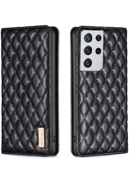 Samsung Galaxy S21 Ultra Cüzdan Kart Yuvaları Tutucu Manyetik Için Flip Case (Yurt Dışından) indirimleri