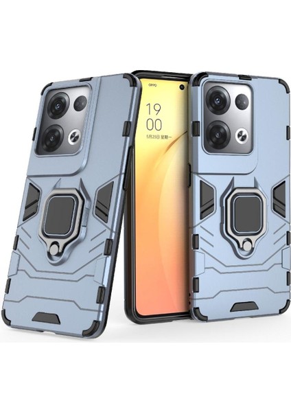Oppo Reno8 Pro 5g Askeri Sınıf Metal Için Halka Araba Dağı Kickstand Vaka (Yurt Dışından) indirimleri