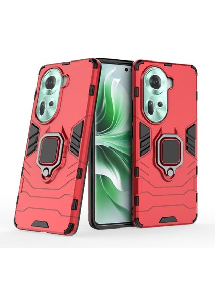 Oppo RENO11 5g Darbeye Dayanıklı Metal Halka Için Halka Araç Montaj Kickstand Durumda (Yurt Dışından) indirimleri