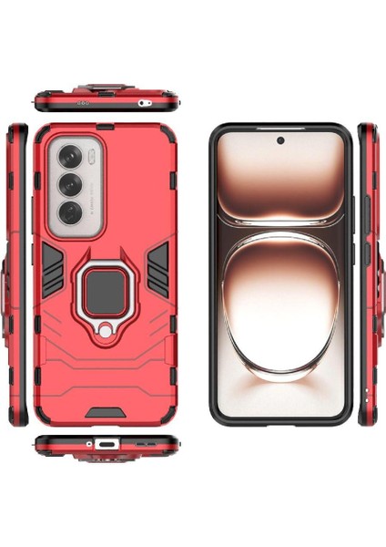 Oppo RENO12 5g Kickstand Darbeye Dayanıklı Halka Araba Dağı Kickstand Vaka (Yurt Dışından)