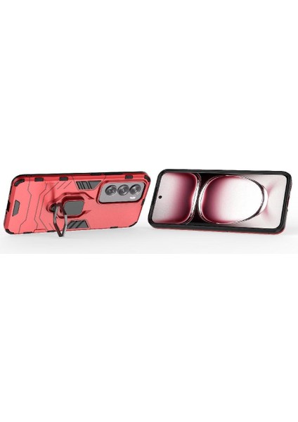 Oppo RENO12 Pro 5g Askeri Sınıf Metal Için Halka Araba Dağı Kickstand Vaka (Yurt Dışından) fiyatları