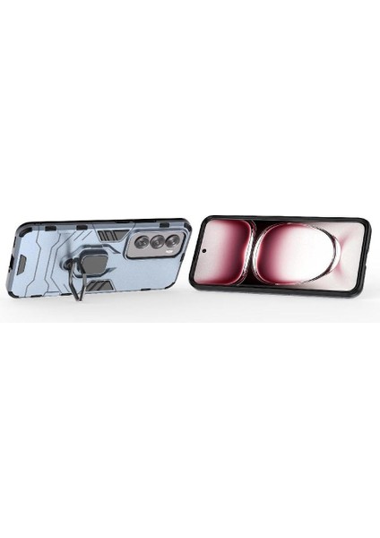 Oppo RENO12 Pro 5g Askeri Sınıf Metal Için Halka Araba Dağı Kickstand Vaka (Yurt Dışından) fiyatları