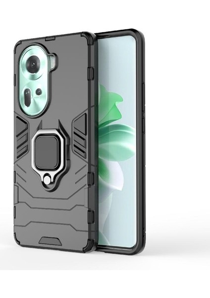 Oppo RENO11 5g Darbeye Dayanıklı Metal Halka Için Halka Araç Montaj Kickstand Durumda (Yurt Dışından) fırsatları