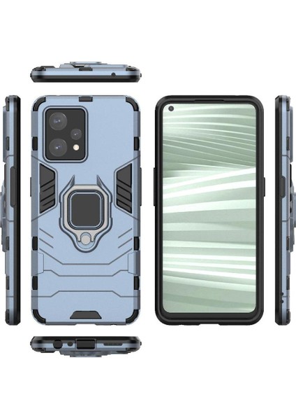 Realme Narzo 50 Pro 5g Darbeye Dayanıklı Sınıf Için Halka Araba Montaj Kickstand Durumda (Yurt Dışından)