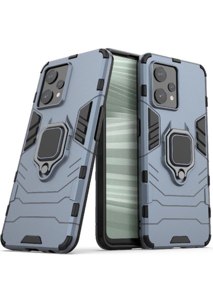 Realme Narzo 50 Pro 5g Darbeye Dayanıklı Sınıf Için Halka Araba Montaj Kickstand Durumda (Yurt Dışından) indirimleri