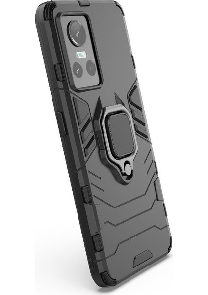 Realme Gt Neo 3 Kickstand Askeri Sınıf Için Halka Araba Montaj Kickstand Durumda (Yurt Dışından)