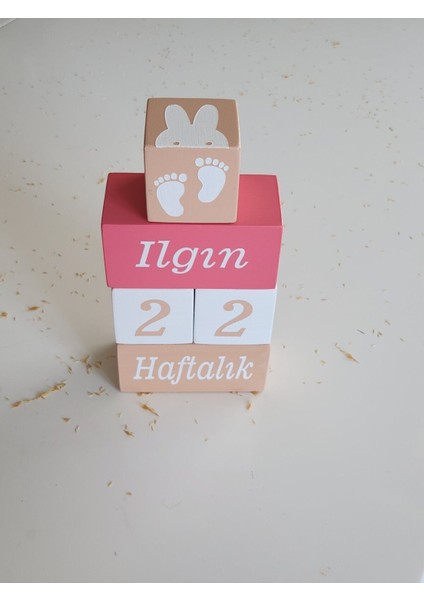 Isim Anı Küpü -Dekor Oyuncak