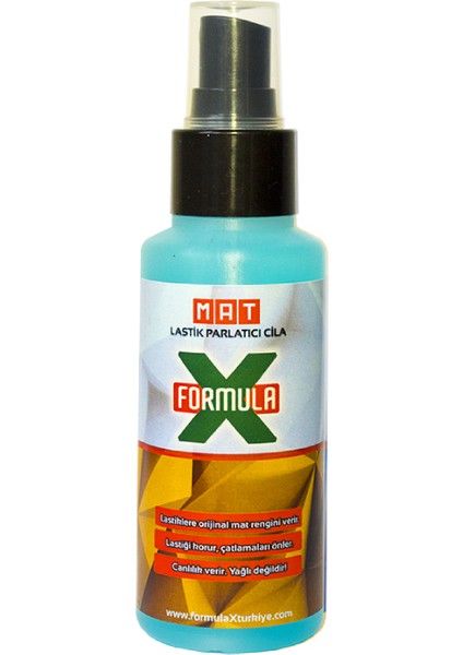Formulax Mat Lastik Parlatıcı Koruyucu Sprey 100 ml