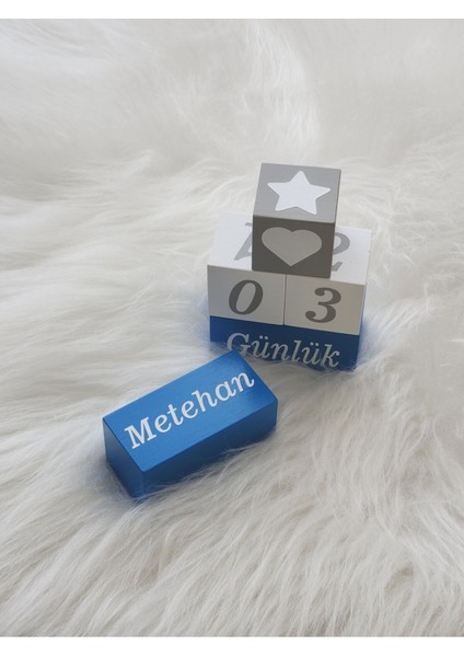 Isim Anı Küpü -Dekor Oyuncak