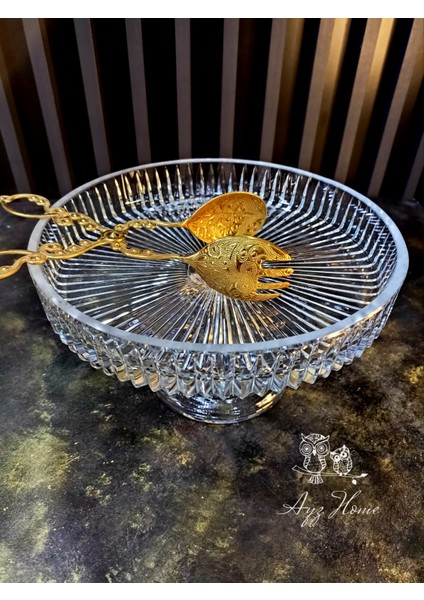 Ayz Home Kesme Kristal Ayaklı Sunum Kasesi fiyatları