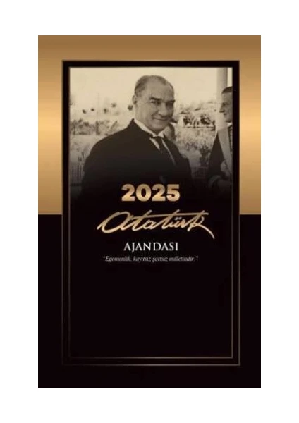 Halk Kitabevi 2025 Atatürk Ajandası - Cumhuriyet