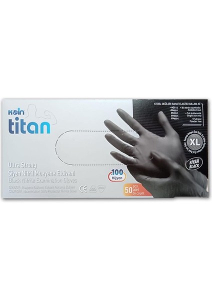 Koin Titan Nitril 50 Adet Eldiven