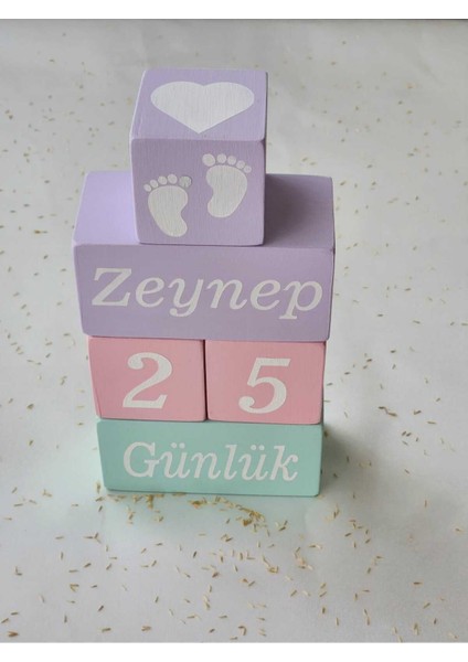 Isim Anı Küpü -Dekor Oyuncak