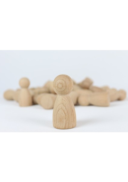 25 Li Waldorf Naturel Insan Figürü
