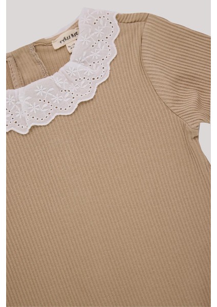 Kız Bebek Bej Tulum modelleri