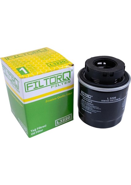 Vw Golf V,Vı 1.2Tsı,1.4Tsı Filtorq Yağ Filtresi 07-12