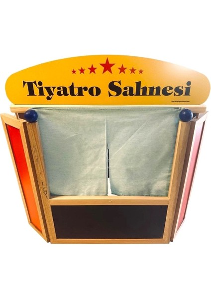 Masaüstü Kukla Sahnesi Ahşap