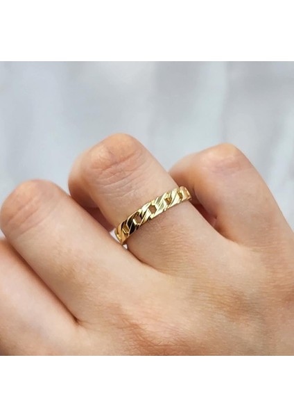 Altın Yüzük - Zincir Model 14 Ayar Altın Yüzük fiyatları