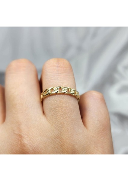 Altın Yüzük - Zincir Model 14 Ayar Altın Yüzük fırsatları