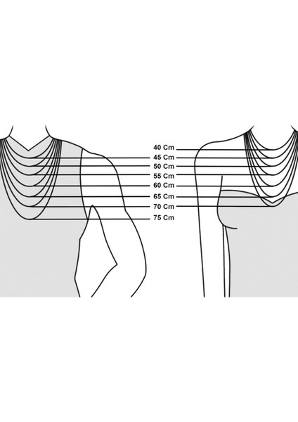 Halat Model 3 Milimetre Gümüş Altın Kaplama Zincir Kolye