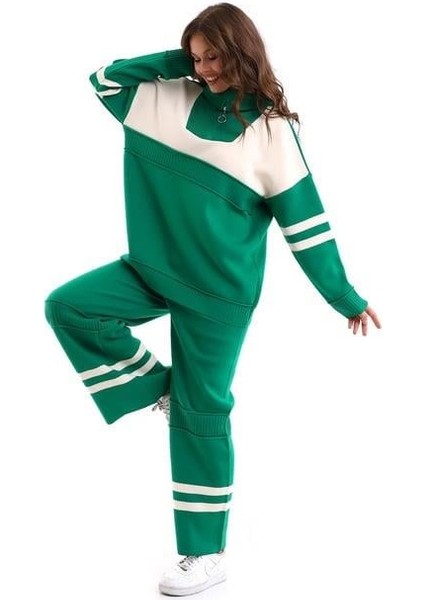 Oversize Triko Alt Üst Eşofman Takımı 1230 modelleri