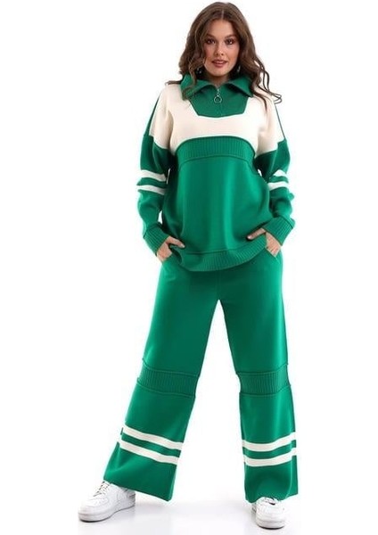 Oversize Triko Alt Üst Eşofman Takımı 1230 indirimleri