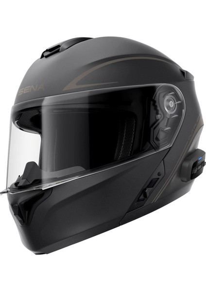 Sena Outrush R 2206 Çene Açılabilir Akıllı Kask Mat Siyah