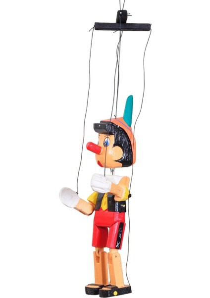 El Yapımı Ahşap Kukla Pinokyo Oyuncak modelleri