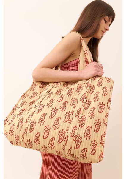 Desenli Çanta Standart Renk Y2461120_089