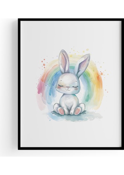 Rainbow Bunny | Çocuk Odası Tablo