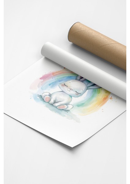 Rainbow Bunny | Çocuk Odası Tablo