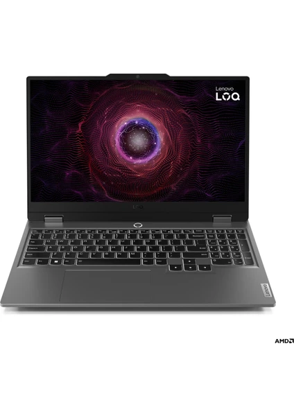 LOQ AMD Ryzen 7 7435HS 24GB 512GB SSD RTX4050 Freedos 15.6" FHD Taşınabilir Bilgisayar 83JC006CTR