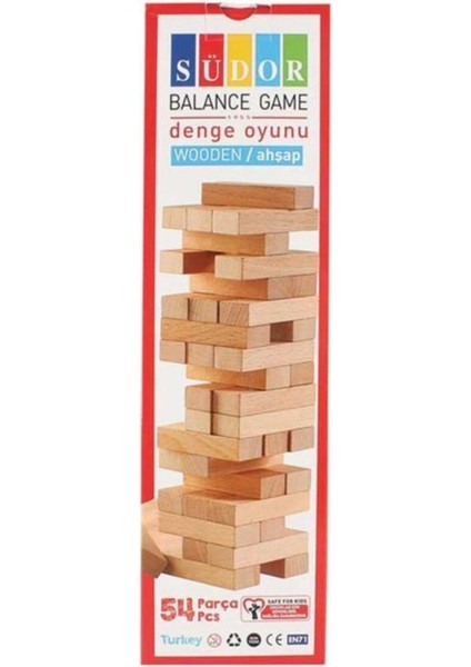 54 Parça Jenga Denge Oyunu