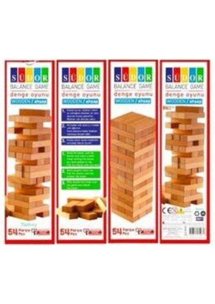 54 Parça Jenga Denge Oyunu fiyatları