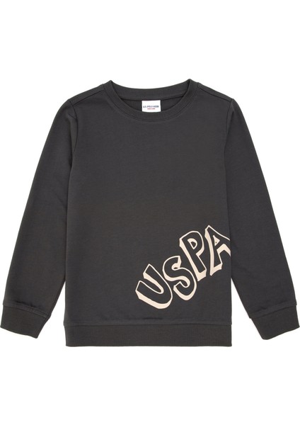 U.S. Polo Assn.  Erkek Çocuk Antrasit Sweatshirt 50293617-VR006