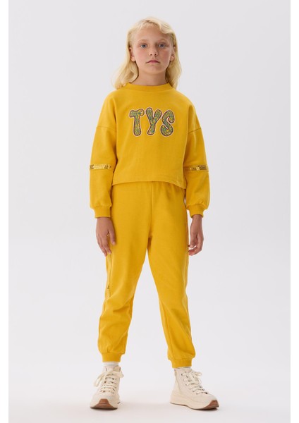 Bg Store Kız Çocuk Hardal Sweatshirt