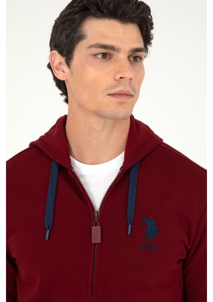 Erkek Bordo Hırka (Örme) 50289028-VR014