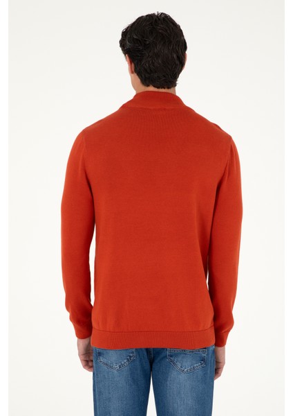 Erkek Kiremit Kazak /Triko 50288887-VR031 indirimleri