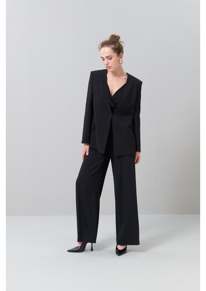 Gold Zincir Detaylı Ceket Siyah K2516009_001 modelleri