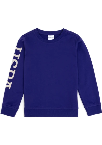 U.S. Polo Assn.  Erkek Çocuk Mor Sweatshirt 50293643-VR038