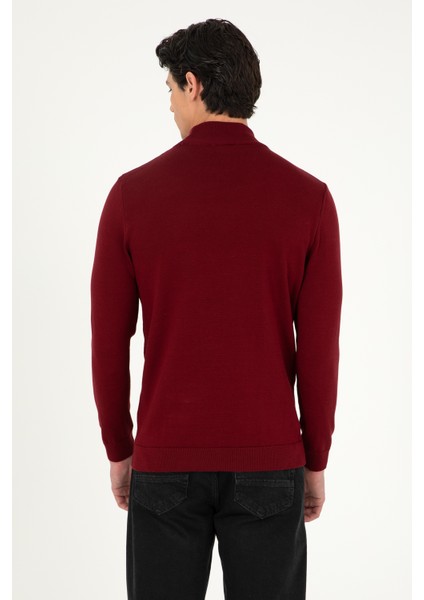 Erkek Bordo Kazak /Triko 50288887-VR014 indirimleri