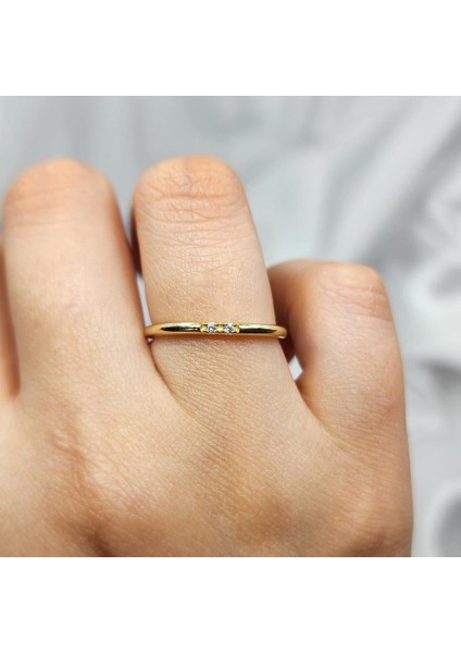 Gümüş Yüzük - Zirkon Taşlı 925 Ayar Gümüş Alyans Yüzük modelleri