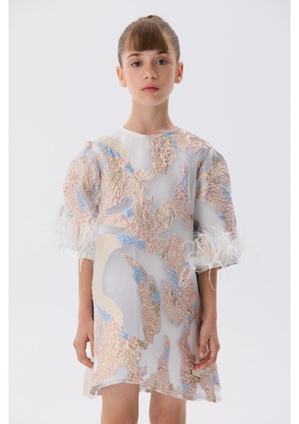 Bg Store Kız Çocuk Desenli Elbise