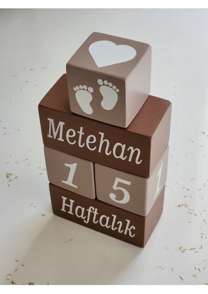 Isim Anı Küpü -Dekor Oyuncak