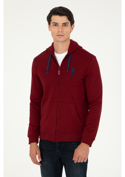 U.s. Polo Assn. Erkek Bordo Sweatshirt 50289028-VR014